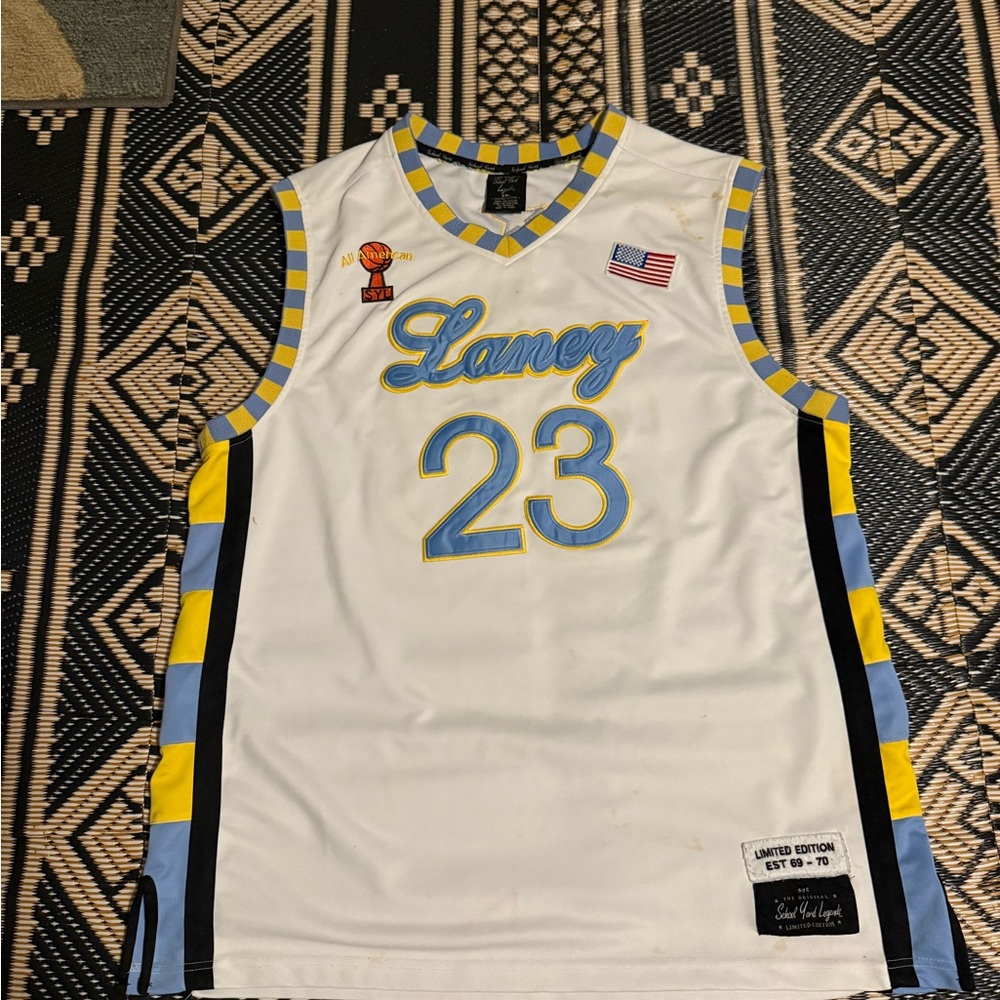 Michael Jordan high school basketball jersey with all American patch size XXXL
